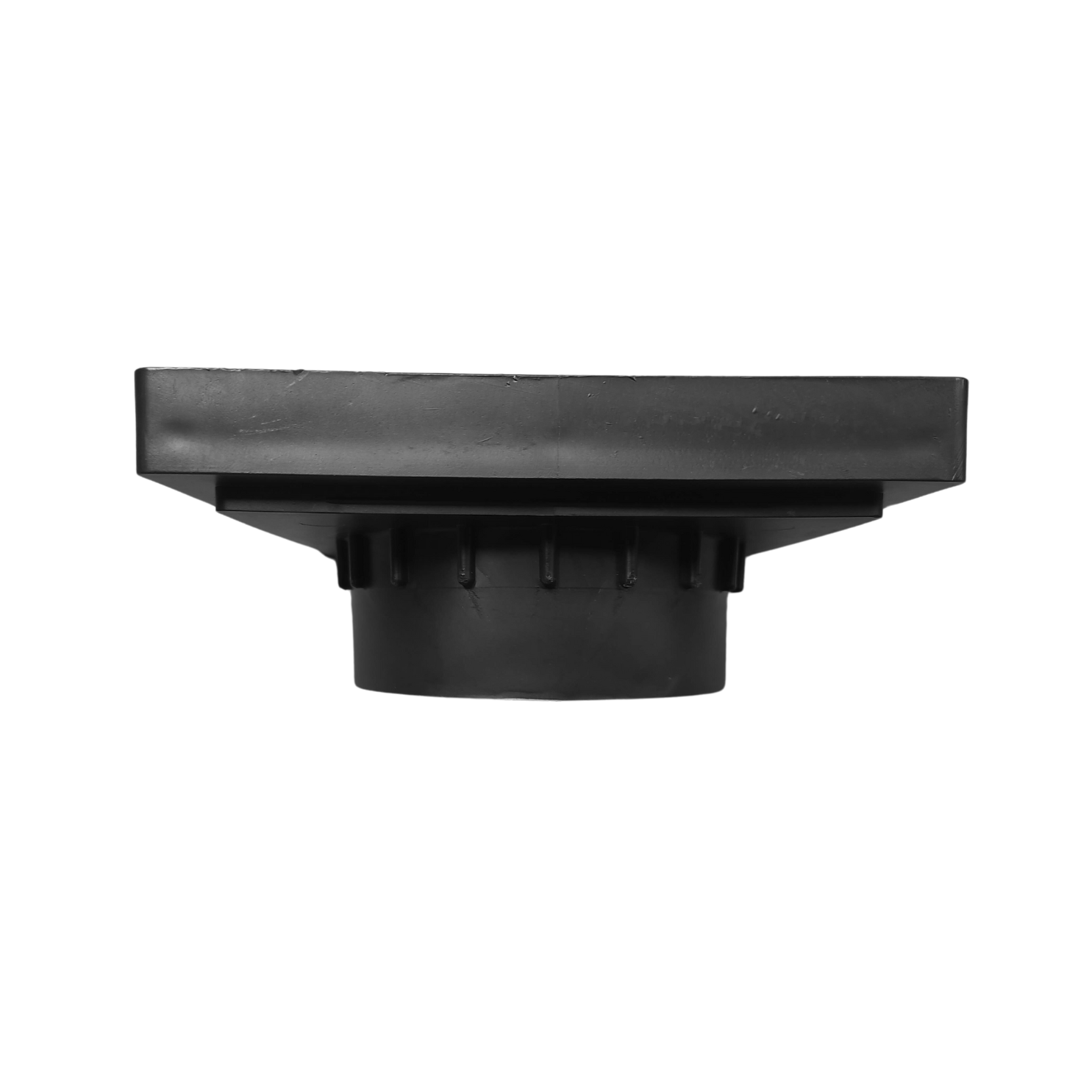 Standard Slotted 304 Stainless Steel Grating with Black Plastic Gully Ø110mm Spigot (148 x 148mm)