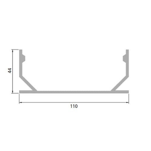 Aquaslot Aluminium Channel Slot Drain Connector