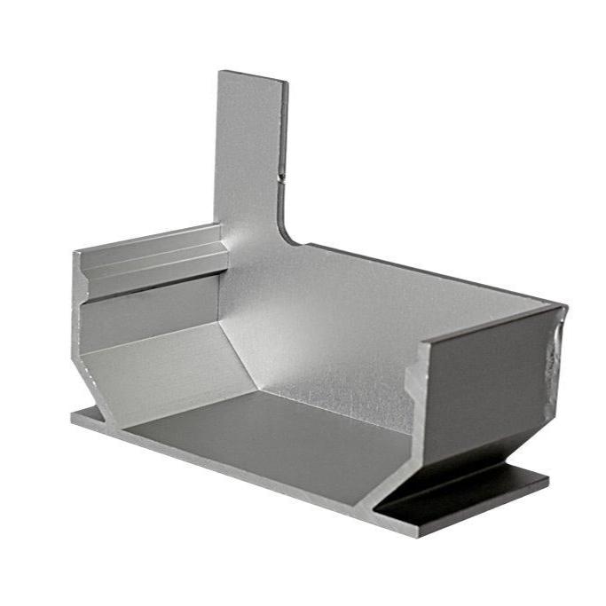 Aquaslot Aluminium-Kanalschlitz-Abfluss-Endkappe