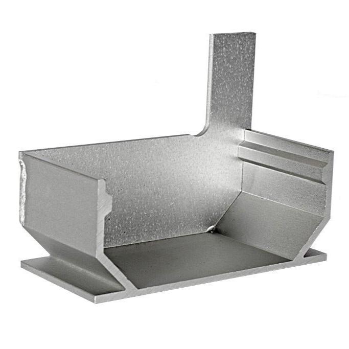 Aquaslot Aluminium-Kanalschlitz-Abfluss-Endkappe