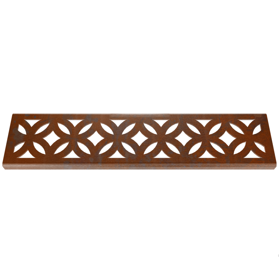 Archez Corten Steel Channel Drain Grate 75 x 913mm (3 Inch)