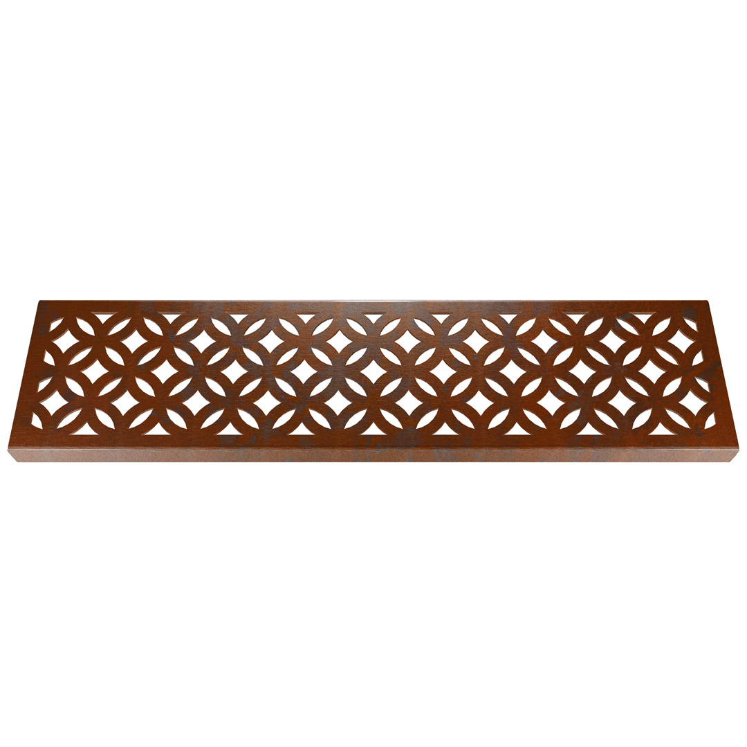 Archez Corten Steel Channel Drain Grate 125 x 1000mm (5 Inch)