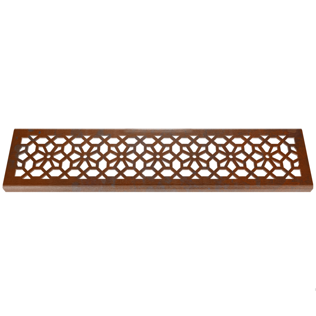 Blossom Corten Steel Channel Drain Grate 75 x 913mm (3 Inch)