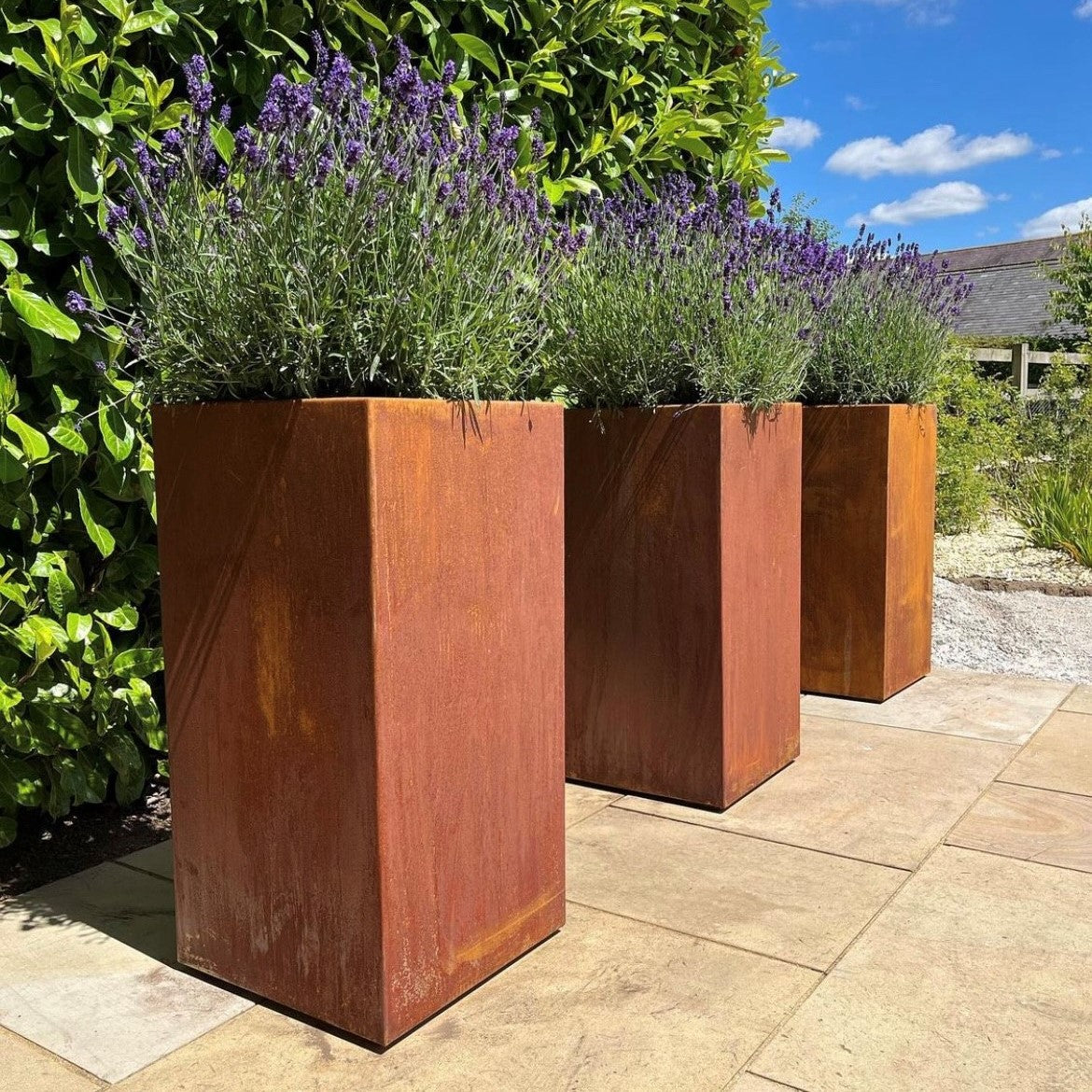 Corten Steel Tatton Column Planter