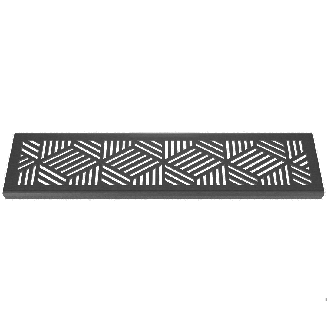 Cubix Corten Steel Channel Drain Grate 75 x 913mm (3 Inch)