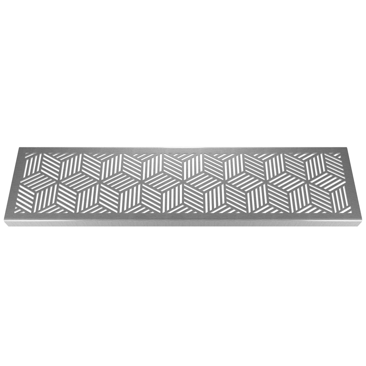 Cubix 304 Stainless Steel Channel Drain Grate 125 x 1000mm (5 Inch)