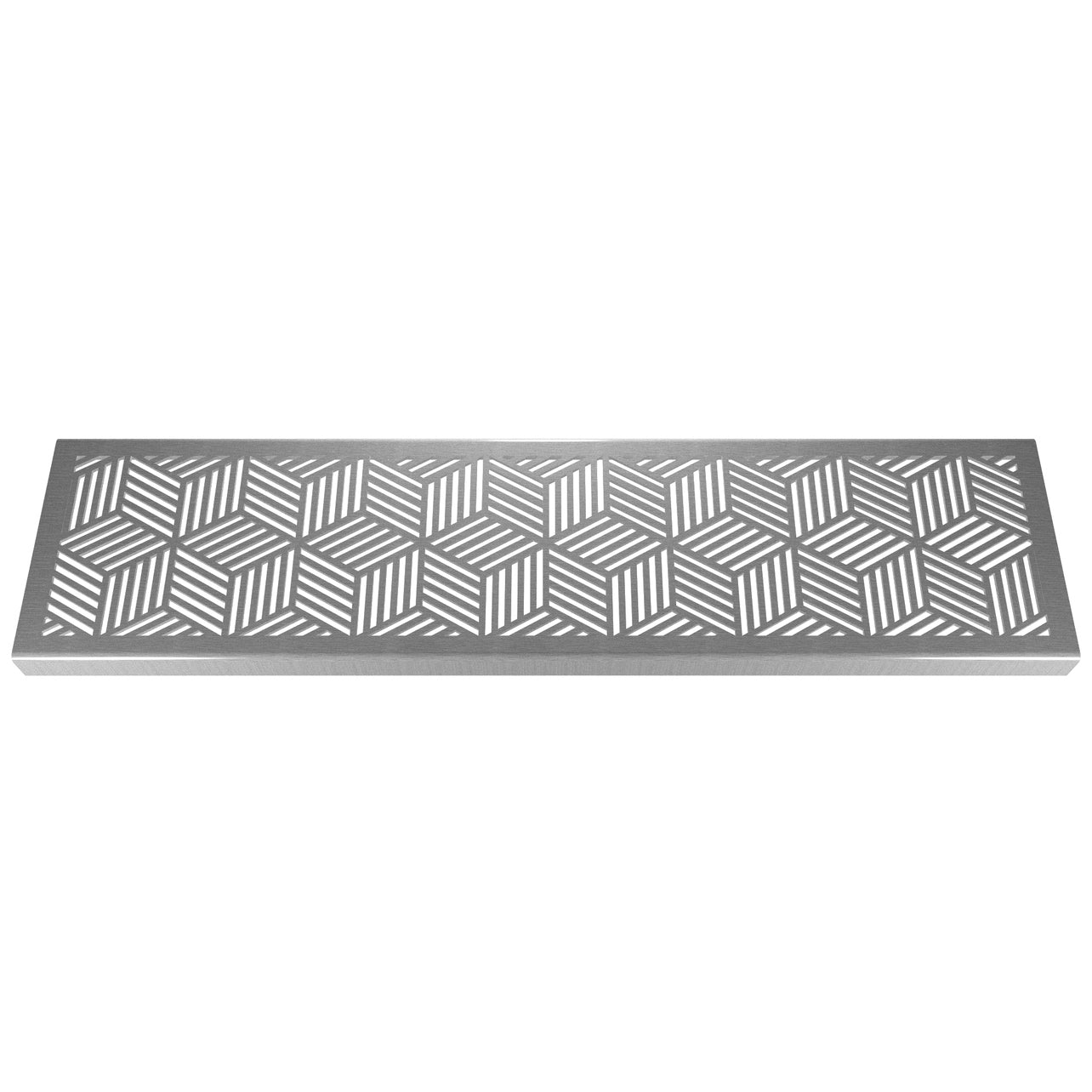 Cubix 304 Stainless Steel Channel Drain Grate 125 x 1000mm (5 Inch)