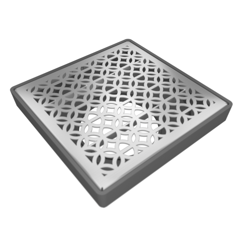 Double Archez Stainless Steel Square Gully Cover (300 x 300mm)