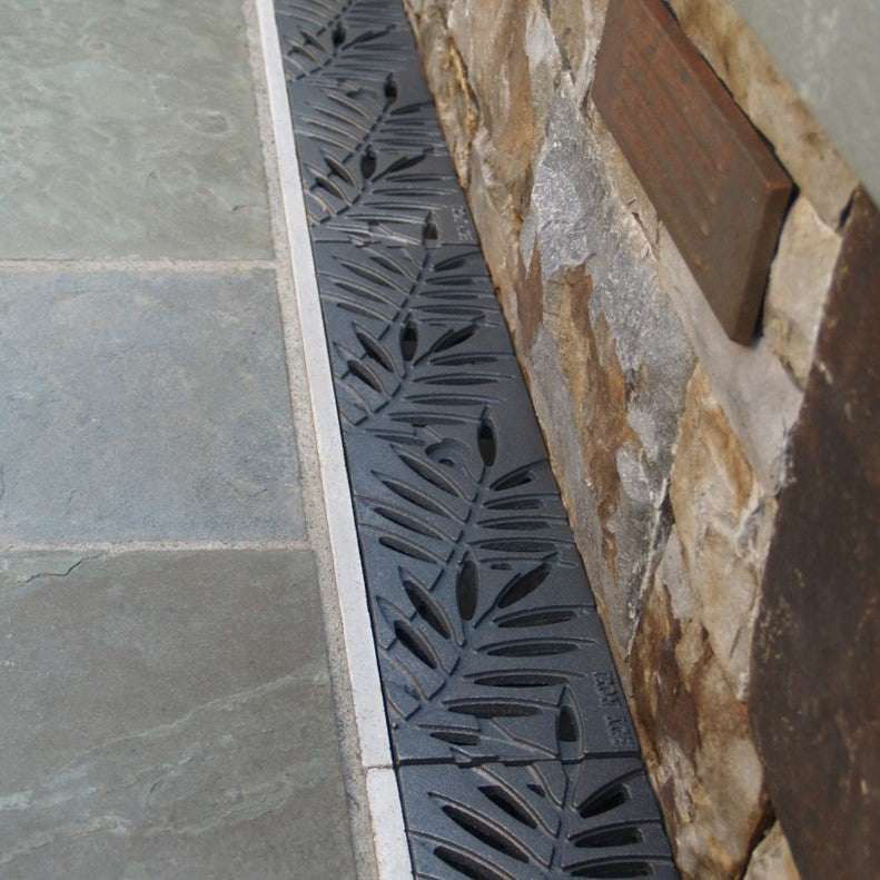 Locust Cast Iron Channel Drain Grate 494 x 125mm (20 x 5 Inch)