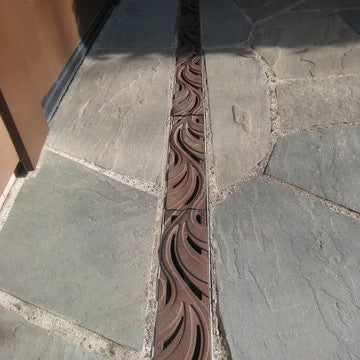 Minnione Cast Iron Channel Drain Grate 302 x 75mm (12 x 3 Inch)