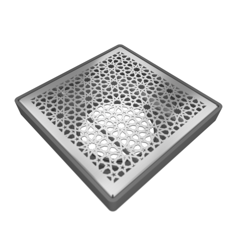 Morisco Stainless Steel Square Gully Cover (300 x 300mm)
