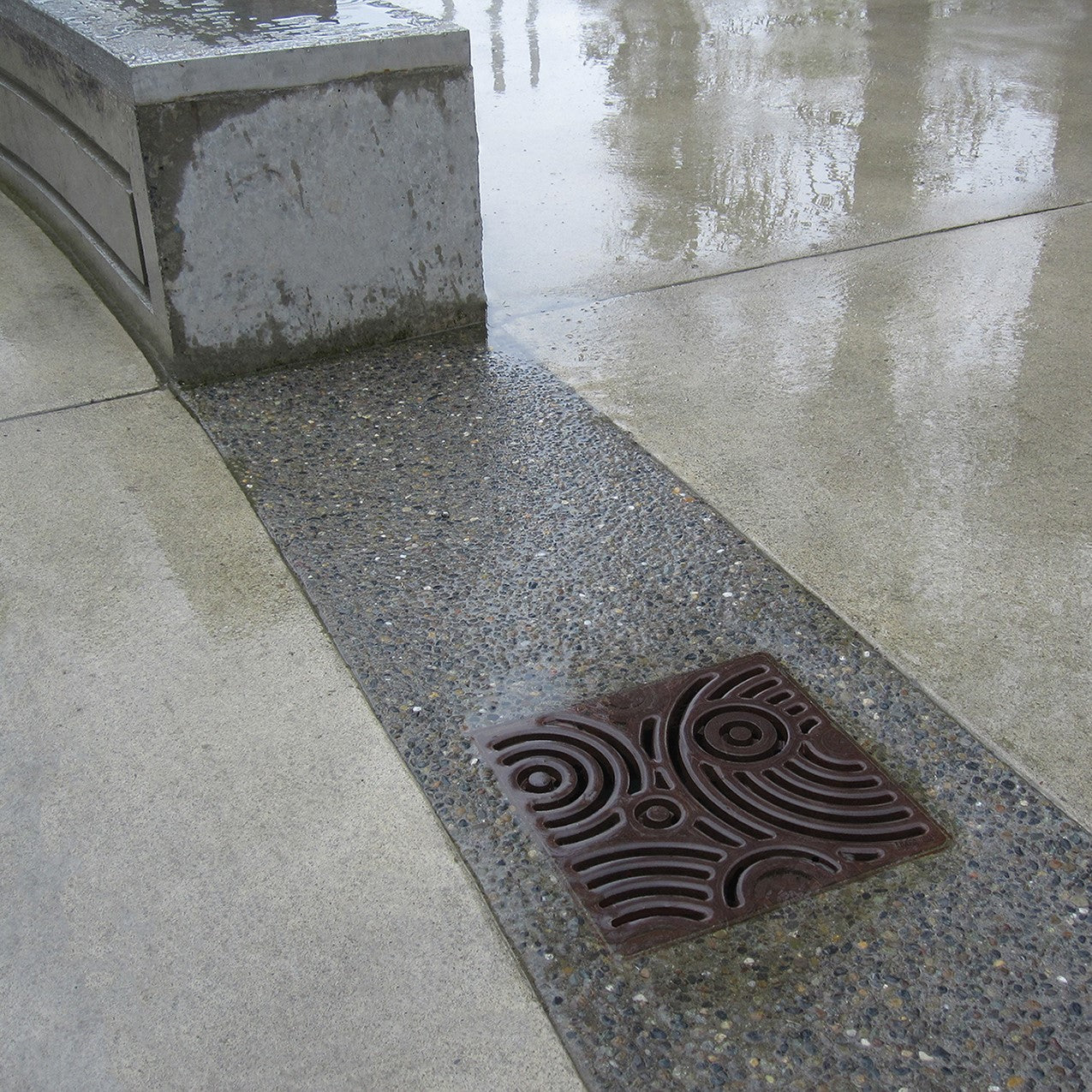 Oblio Cast Iron Square Gully Cover 297mm Heel Proof (12 Inch)