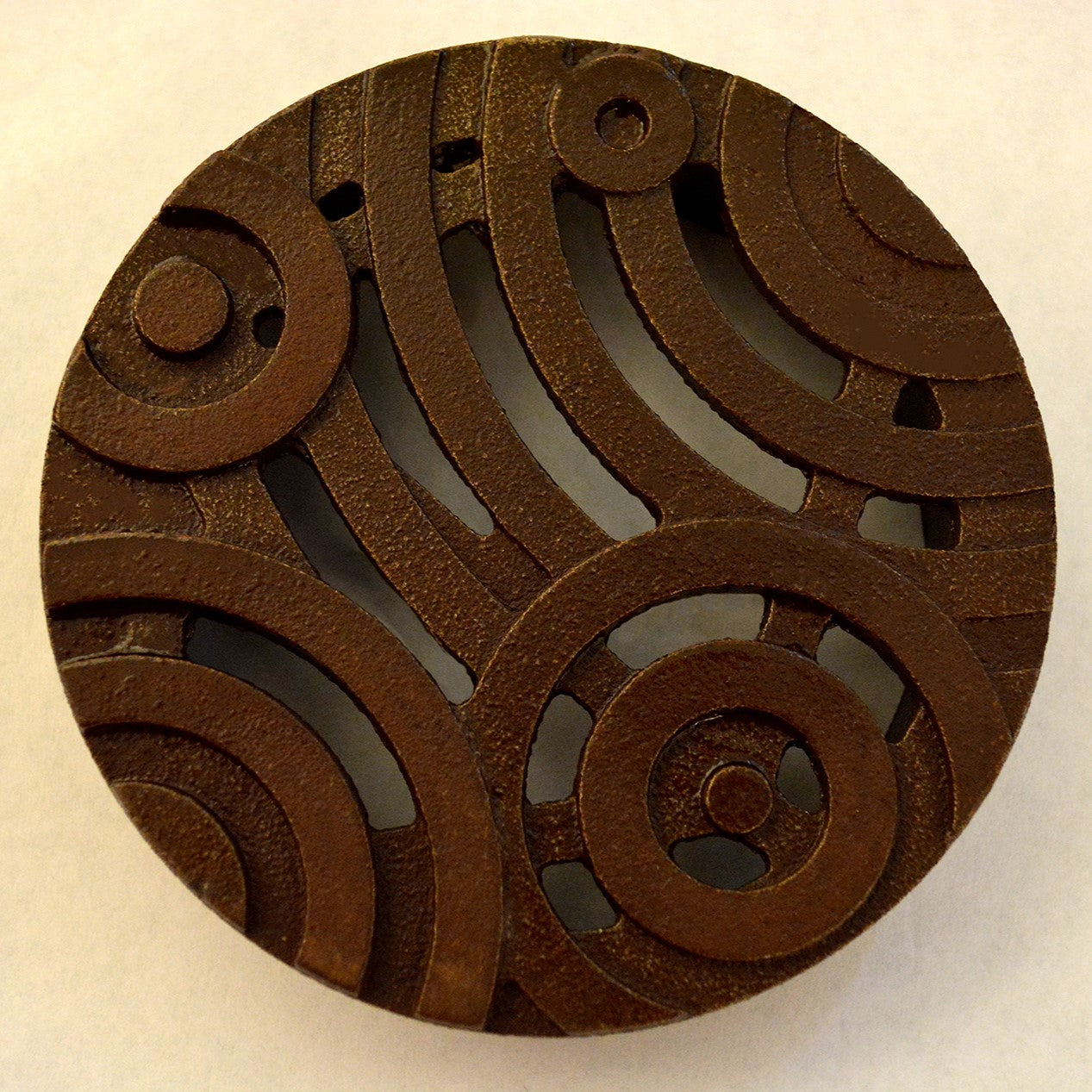 Oblio Gullydeckel aus Gusseisen, rund, 115 mm, absatzsicher (4 Zoll)