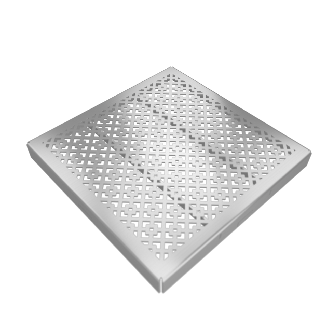 Oblique Stainless Steel Square Gully (300 x 300mm)