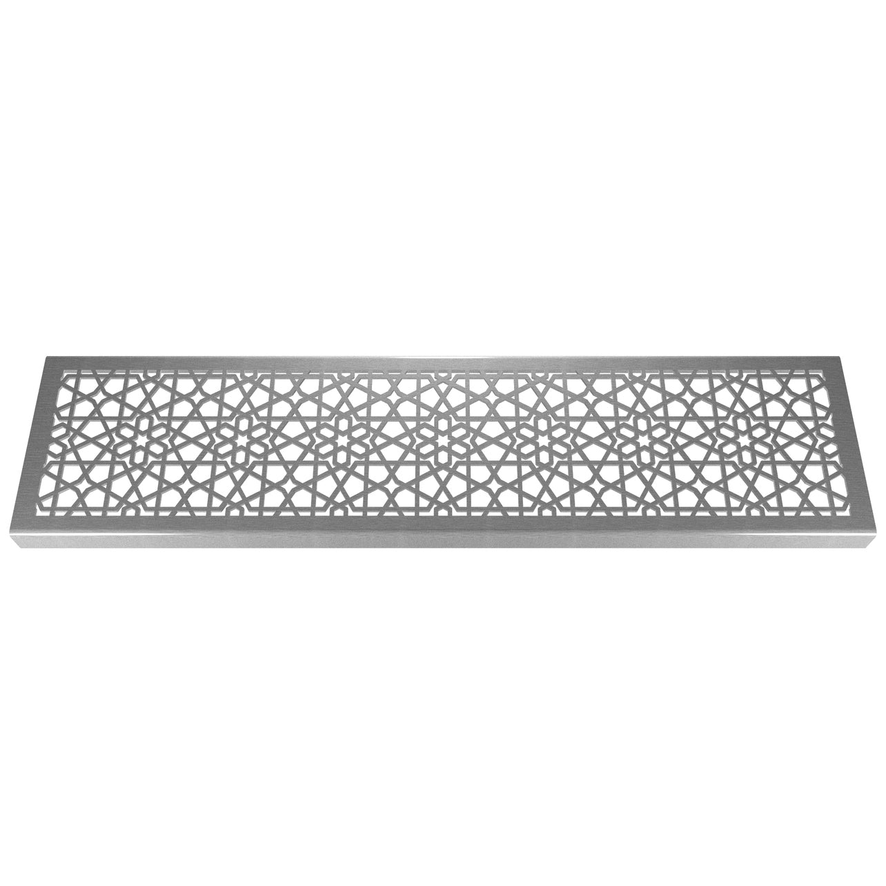 Achteckiges Abflussgitter aus Edelstahl 304, 125 x 1000 mm (5 Zoll)