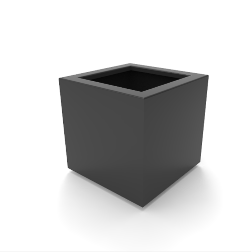 Coloured Steel Arden Cube Planter