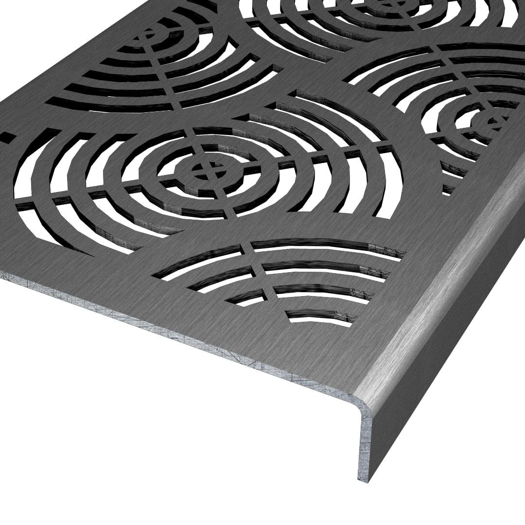 Waves 304 Stainless Steel Channel Drain Grate 125 x 1000mm (5 Inch)