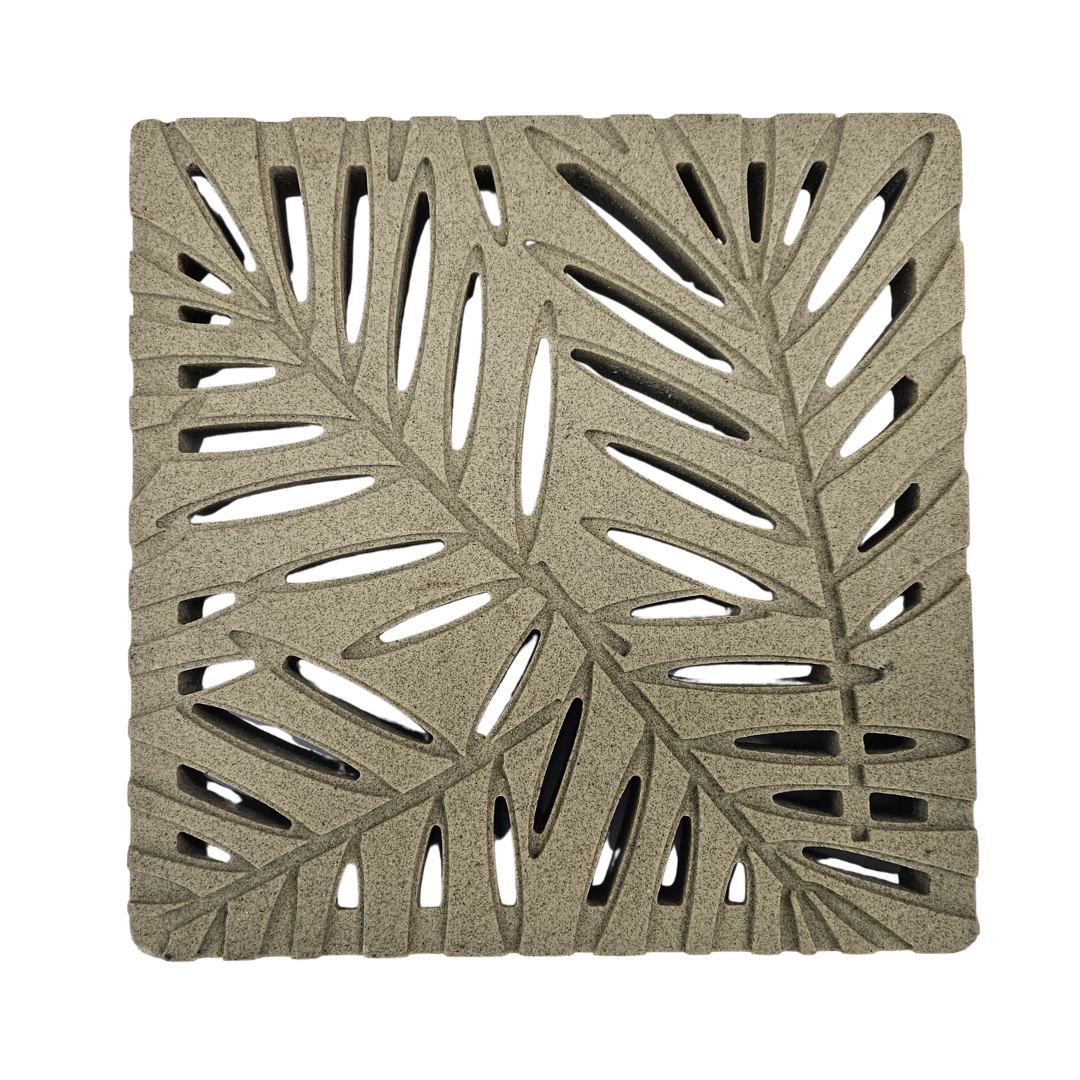 Palm Jonite Stone Square Drain Grate 300mm (12 Inch)
