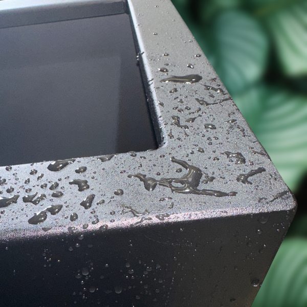 Coloured Steel Arden Cube Planter