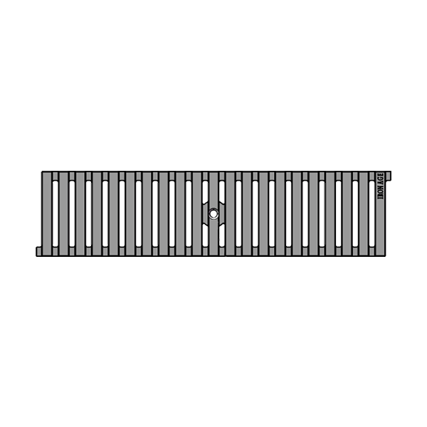 Regular Joe Cast Iron Channel Drain Grate 506 x 125mm (20 x 5 Inch)