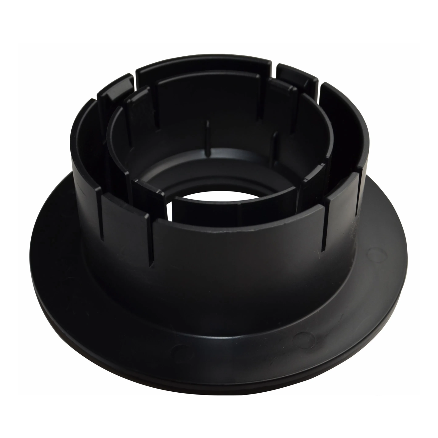 Aquascape Black Plastic Square Gully Frame Sump & Locking Outlets 238mm (9 Inch)