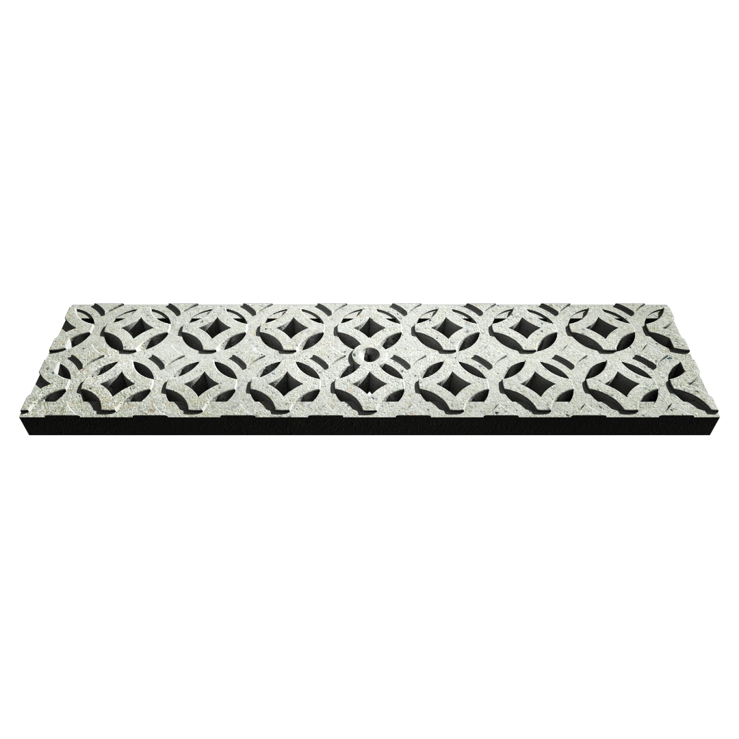 Keyholes Jonite Stone Channel Drain Grate 125 x 500mm (5 Inch)