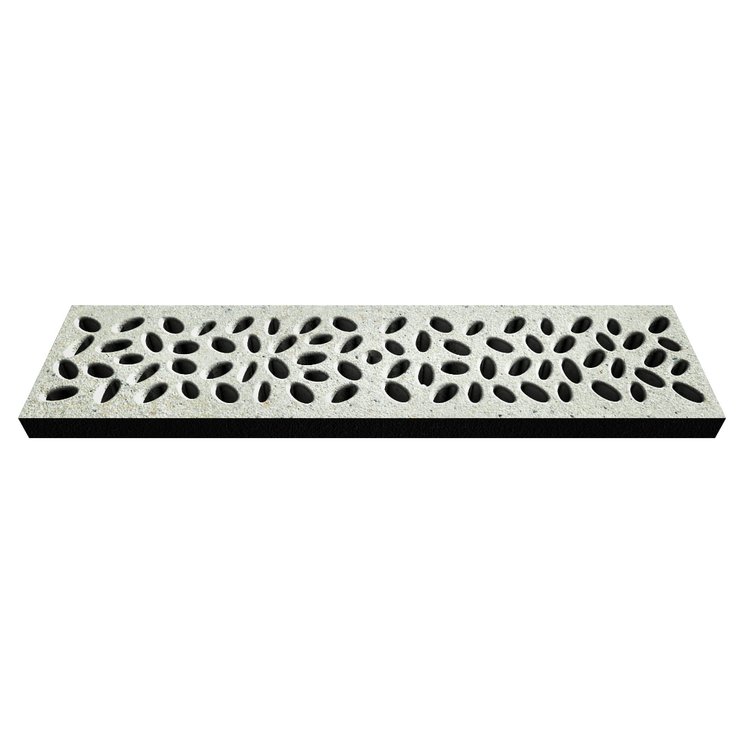 Pebbles Jonite Stone Channel Drain Grate 125 x 500mm (5 Inch)