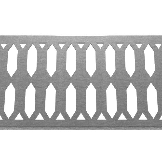 Crystal 304 Stainless Steel Channel Drain Grate 125 x 1000mm (5 Inch)