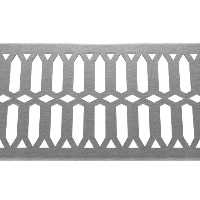 Diamond 304 Stainless Steel Channel Drain Grate 125 x 1000mm (5 Inch)