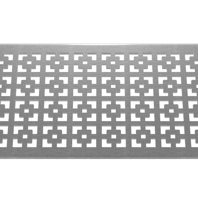 Geo Squares 304 Stainless Steel Channel Drain Grate 125 x 1000mm (5 Inch)