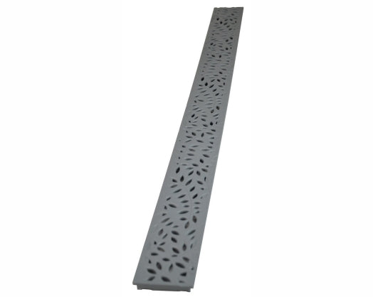 Botanical Plastic Mini Channel Grate 75 x 915mm - Grey (3 Inch)