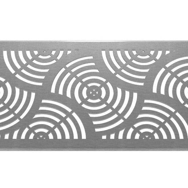 Waves 304 Stainless Steel Channel Drain Grate 125 x 1000mm (5 Inch)