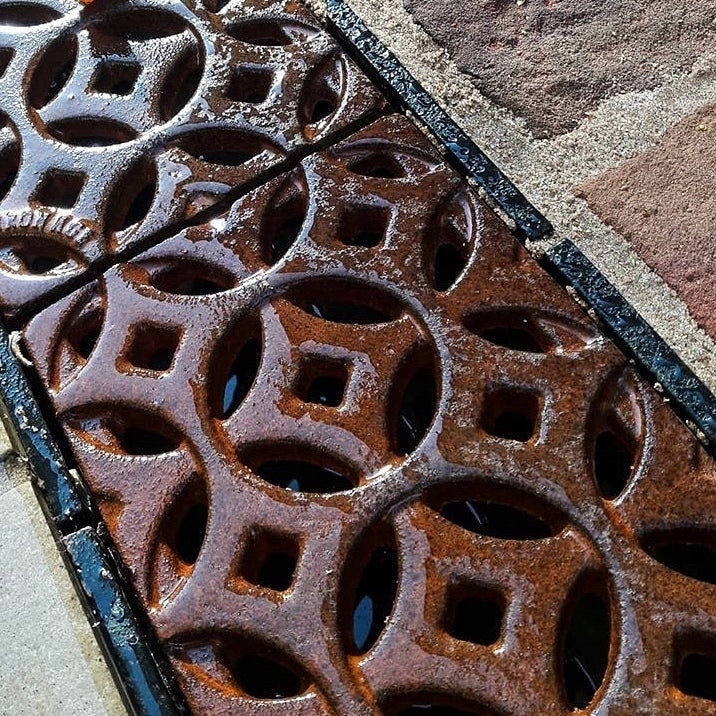 Cast Iron Drain Grates - Lateral Design Studio