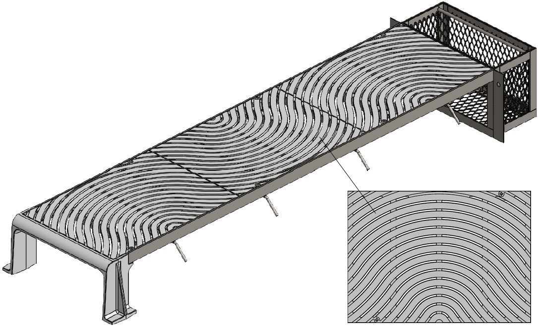 Ground Swell Curb Inlet System Cast Ductile Iron SuDS Enhancement 457mm Heel Proof Heavy Duty (18 Inch)