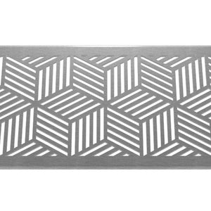 Cubix 304 Stainless Steel Channel Drain Grate 125 x 1000mm (5 Inch)