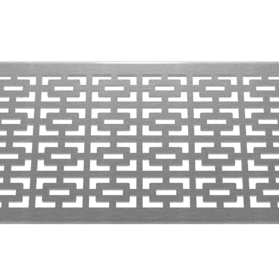 Geo Rectangular 304 Stainless Steel Channel Drain Grate 125 x 1000mm (5 Inch)