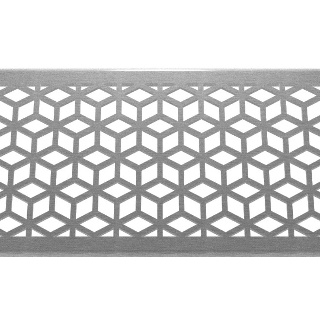 Rubix 304 Stainless Steel Channel Drain Grate 125 x 1000mm (5 Inch)