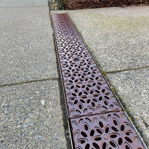 Anise Cast Iron Channel Drain Grate 497 x 125mm Heel Proof (20 x 5 Inch)