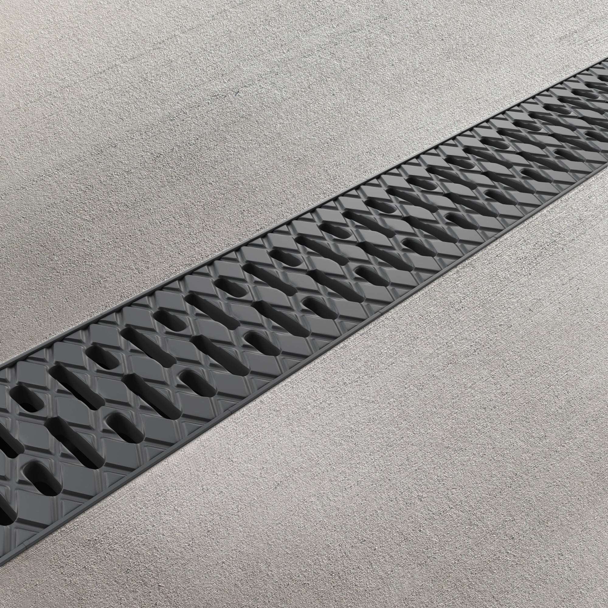 Aquascape Flexi Black Plastic Channel Drain 1000L x 125W x 72H - A15 Class (5 Inch)