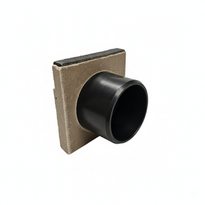 Aquascape Poly-Concrete End Plate with 110mm Outlet - Cast Iron Edge 140W x 133H (5 Inch)