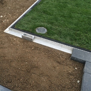 Aquaslot Aluminium Channel Slot Drain 1000L x 110W