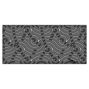 Argo Cast Iron Channel Drain Grate 597 x 276mm Heel Proof (24 x 11 Inch)