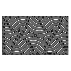 Argo Cast Iron Channel Drain Grate 505 x 302mm Heel Proof (20 x 12 Inch)