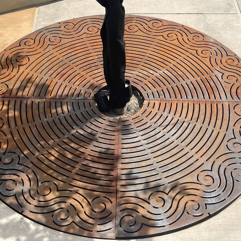 Argo Cast Iron Round Tree Grate 1826mm Heel Proof (72 Inch)