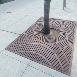 Arizona Cast Iron Tree Grate 1826 x 1216mm Heel Proof (72 x 48 Inch)