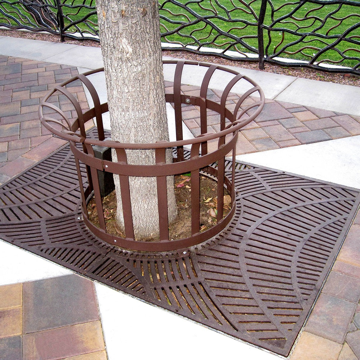 Arizona Cast Iron Tree Grate 1826 x 1216mm Heel Proof (72 x 48 Inch)