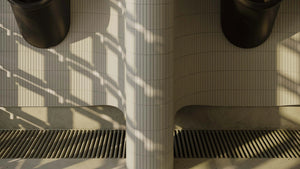 Bone Jonite Stone Bathroom Grate 300 x 500mm (12 x 20 Inch)