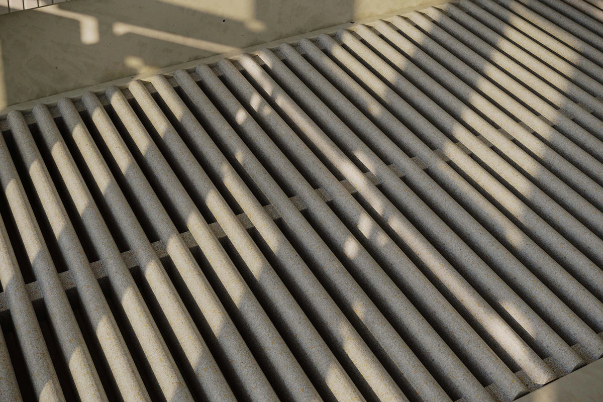 Bone Jonite Stone Bathroom Grate 600 x 200mm (24 x 8 Inch)