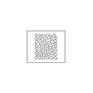 Cobble Jonite Stone Blank End Pool Grate 300 x 250mm (12 x 10 Inch)