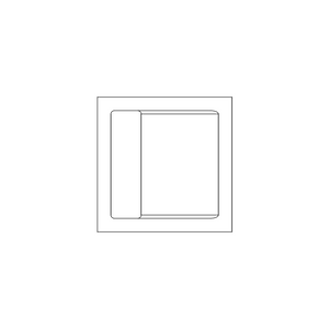Modubloc Jonite Stone Breeze Block 200 x 200mm (8 x 8 Inch) - Bevel